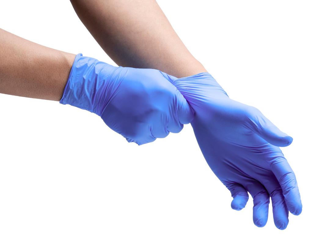 Blue Nitrile Exam Gloves (200pk)