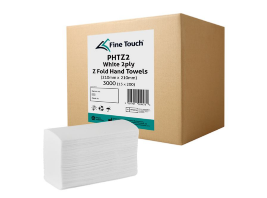 2ply Z Fold Hand Towels (3,000 a Case)