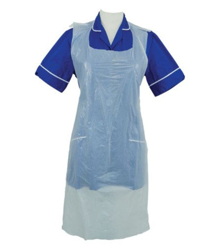 White Disposable Aprons on a Roll ‑ 27" x 40"