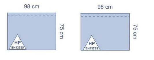 Surgical Drape – 75 × 75 cm (2-pack) (STERILE)