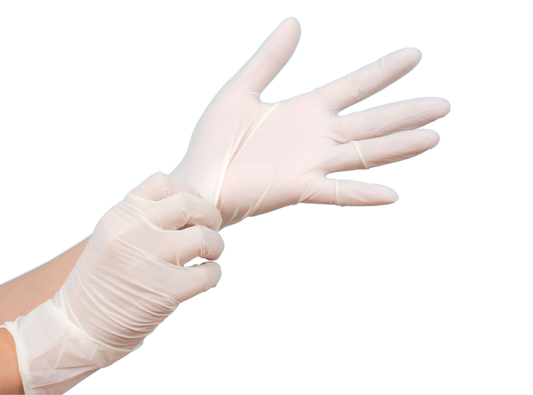 White Nitrile Exam Gloves 200pk